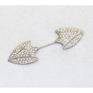 Vintage Rhinestone Arrows Stickpin - A15